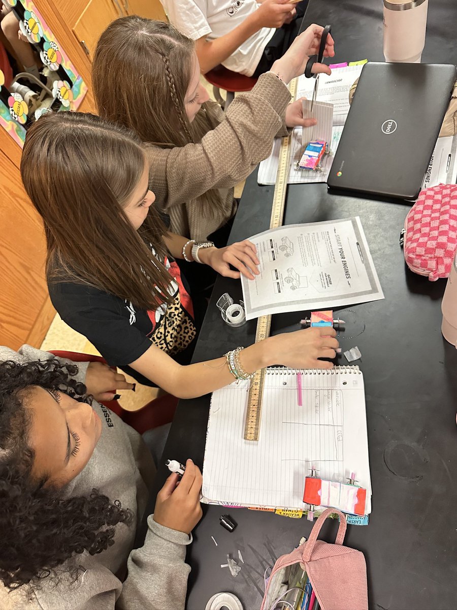 DPannell_7's tweet photo. NASCAR Project! Students took on the role of crew chief intern to design their own NASCAR race car. 🏎️🏁✨ #WolvesRising https://t.co/xJa5Z16BZ1