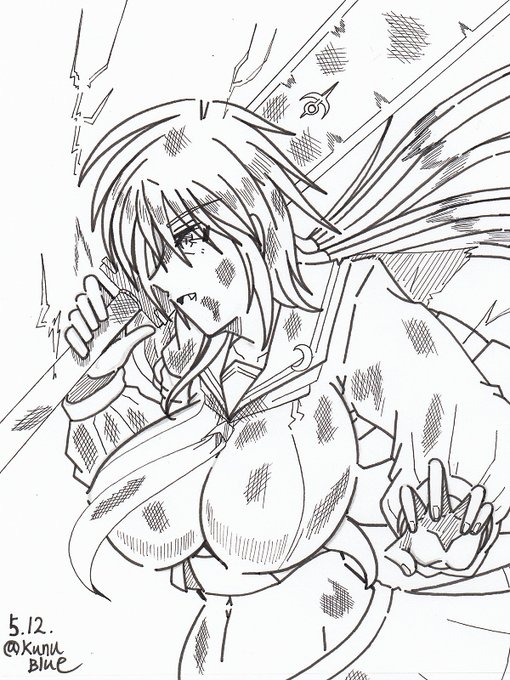 鉄血のオルフェンズ見た後のさっちんは大体大きい鈍器持たせて描きたくなります。 