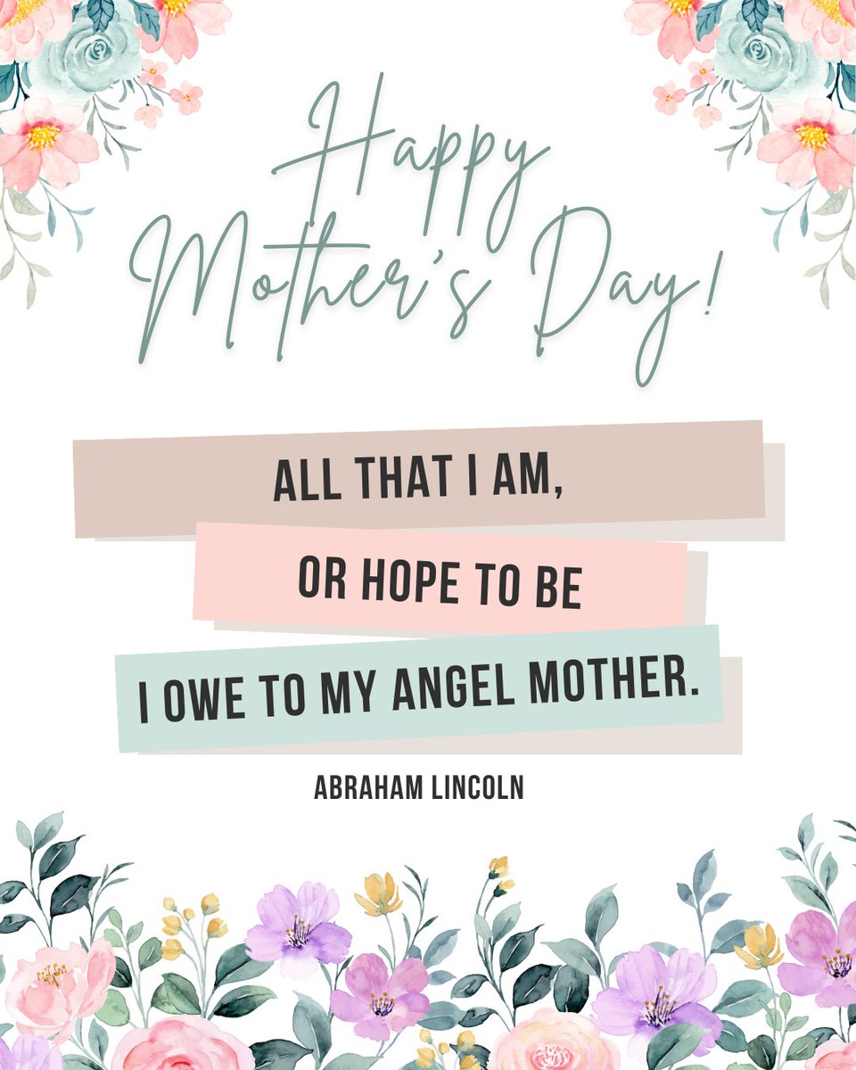 Wishing a happy Mother's Day to all the mothers, grandmothers, and mother figures in our lives. Thank you for all that you do! 💞