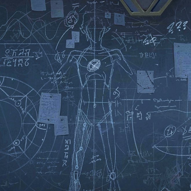 thinking about the way viktor draws himself vs the way jayce draws him