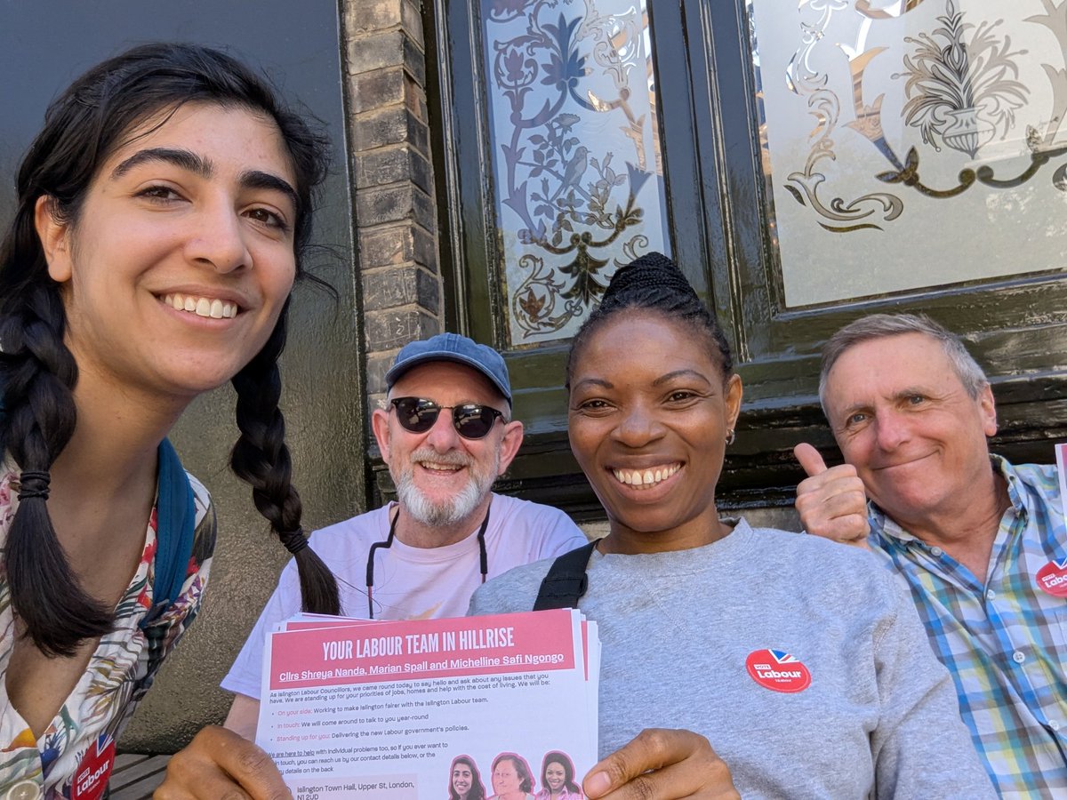 Enjoyed a gorgeous day out speaking to residents on Hillrise Road and Jessie Blythe Lane 🍦☀️😎🌹