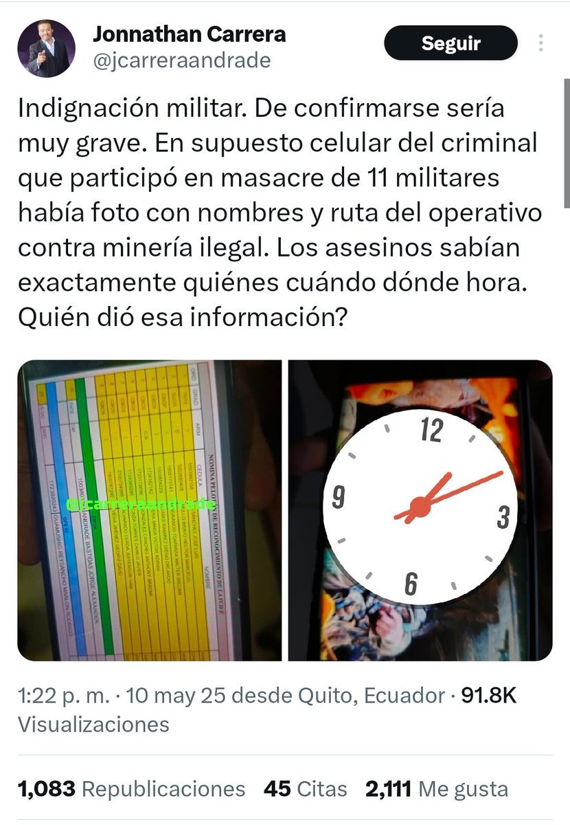 JacoboG_Ecu's tweet image. Este es el narco estado de verdad.
No el que maliciosamente han tratado de construir estos años para culpar a un partido político.
El narco estado de verdad.
El infiltrado en fuerzas armadas, policía y justicia.