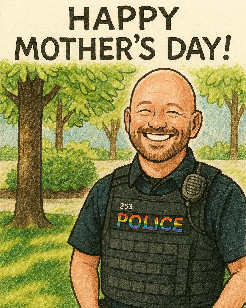 Happy Mother’s Day to all that amazing mothers out there, and to my mom who is looking down from heaven. 
#motherday #happymothersday #police #lgbt #pflag