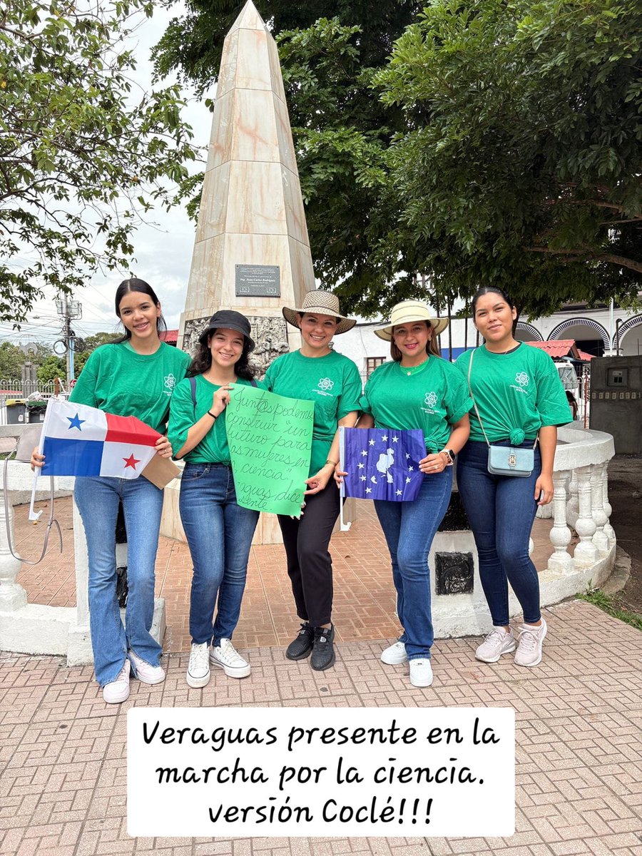 CienciaPTY's tweet image. Veraguas presente hoy en la Marcha por la Ciencia en Coclé 🇵🇦🇵🇦🇵🇦