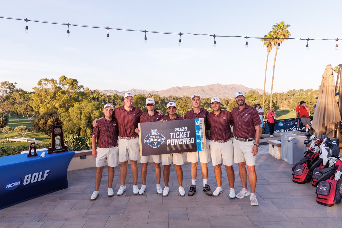 <a href="/OCEAGLESGOLF/">OklahomaChristianGlf</a> punches its ticket to its fourth consecutive <a href="/NCAADII/">NCAA Division II</a> National Championships next week in West Palm Beach, Florida, with Saturday’s Runner-Up finish! 💪👊☀️⛳️🏌️

#TalonsUp