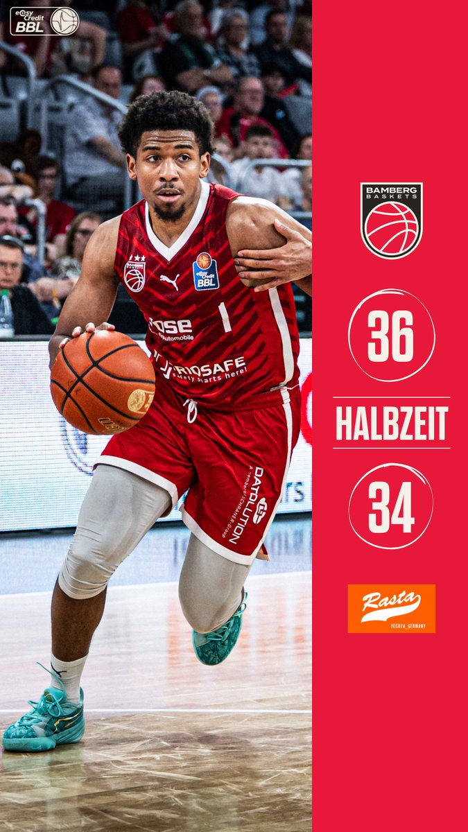 ⏰ Q2 | 00:00 | 36:34
 
 🔝Topscorer ist bislang Noah Locke mit 12 Punkten.

#FreakCity

📸 Daniel Löb