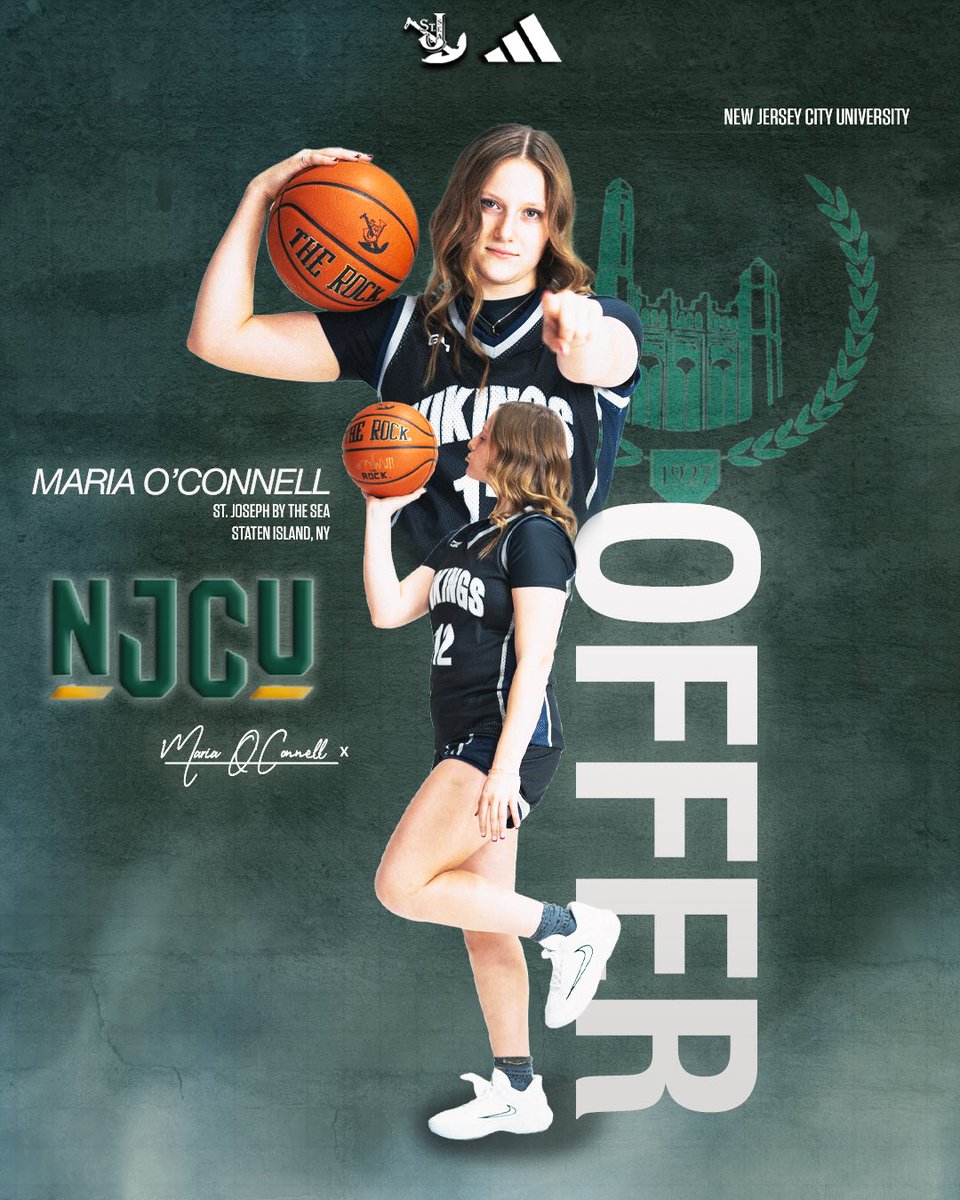 Maria O’Connell (@mariaoc53) on Twitter photo Thank you Coach Devaney and <a href="/NJCUWBB/">NJCU Women’s Basketball</a> for the offer to continue playing basketball at the New Jersey City University! Thank you for this opportunity, I’m so grateful!
<a href="/sea_ladyvikings/">St. Joseph by the Sea Girls Basketball</a>
<a href="/1on1YourShotOn1/">1 on 1 ... Your Shot On Your Terms</a>
<a href="/FootprintzGroup/">The FOOTPRINTZ GROUP</a>
<a href="/ushoops/">Coach Rich Leary</a>
<a href="/MatteeMoore/">Matt Moore</a>
<a href="/ushoops/">Coach Rich Leary</a> Thank you Coach Devaney and <a href="/NJCUWBB/">NJCU Women’s Basketball</a> for the offer to continue playing basketball at the New Jersey City University! Thank you for this opportunity, I’m so grateful!
<a href="/sea_ladyvikings/">St. Joseph by the Sea Girls Basketball</a>
<a href="/1on1YourShotOn1/">1 on 1 ... Your Shot On Your Terms</a>
<a href="/FootprintzGroup/">The FOOTPRINTZ GROUP</a>
<a href="/ushoops/">Coach Rich Leary</a>
<a href="/MatteeMoore/">Matt Moore</a>
<a href="/ushoops/">Coach Rich Leary</a>
