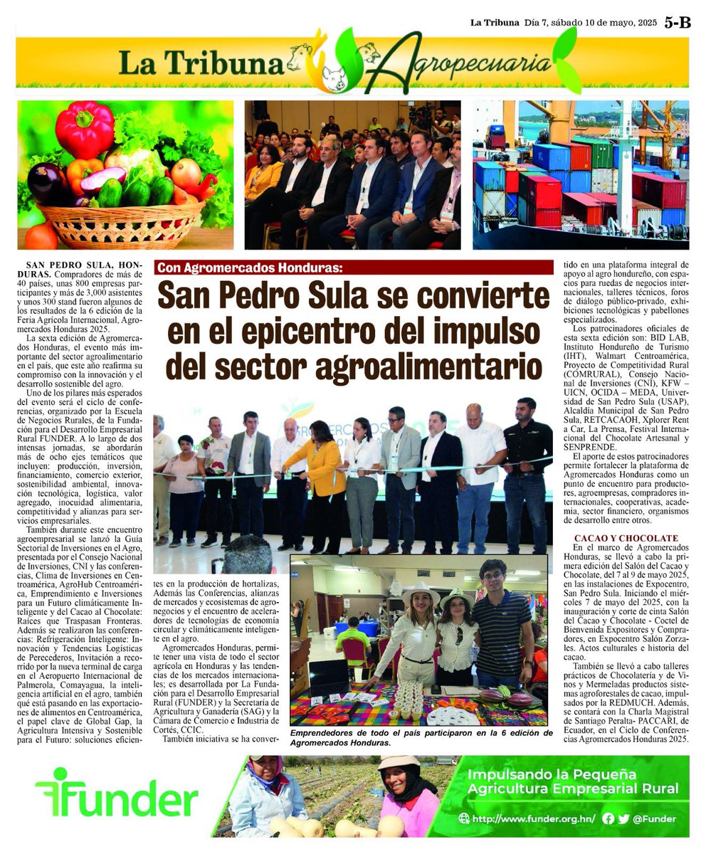 FunderHonduras's tweet image. Agromercados Honduras todo un éxito. 

@saghonduras  @INA #funder