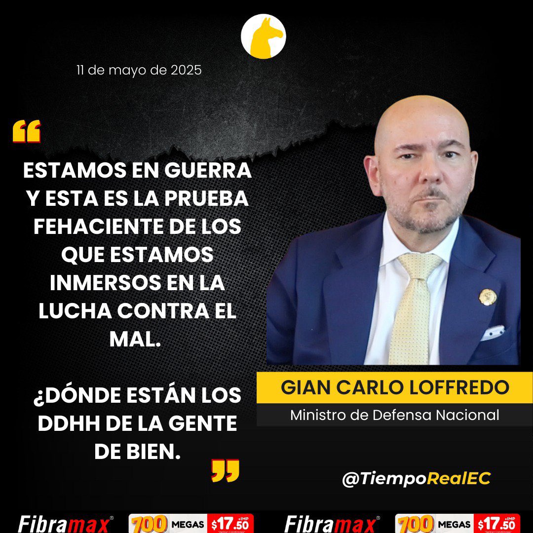 🆘.#URGENTE ||

📍Durante la celebración de la eucaristía de honras fúnebres por los 11 soldados caídos del #Ecuador, en manos de disidentes de las FARC, en alianza con grupos de delincuencia organizada del país. 

📌 El ministro de <a href="/DefensaEc/">Ministerio de Defensa Nacional del Ecuador</a>, <a href="/GianLoffredo71/">Giancarlo Loffredo</a>, señaló que el