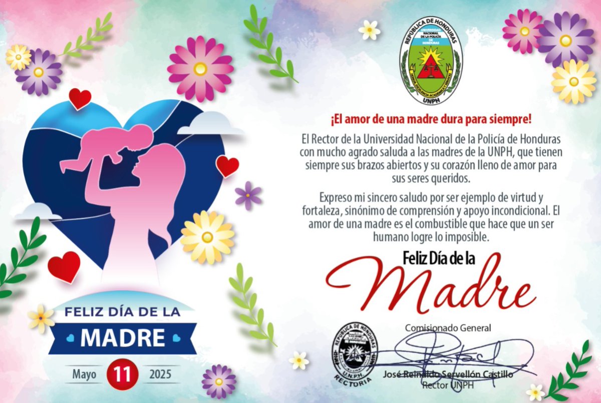 ¡Feliz día de la madre!