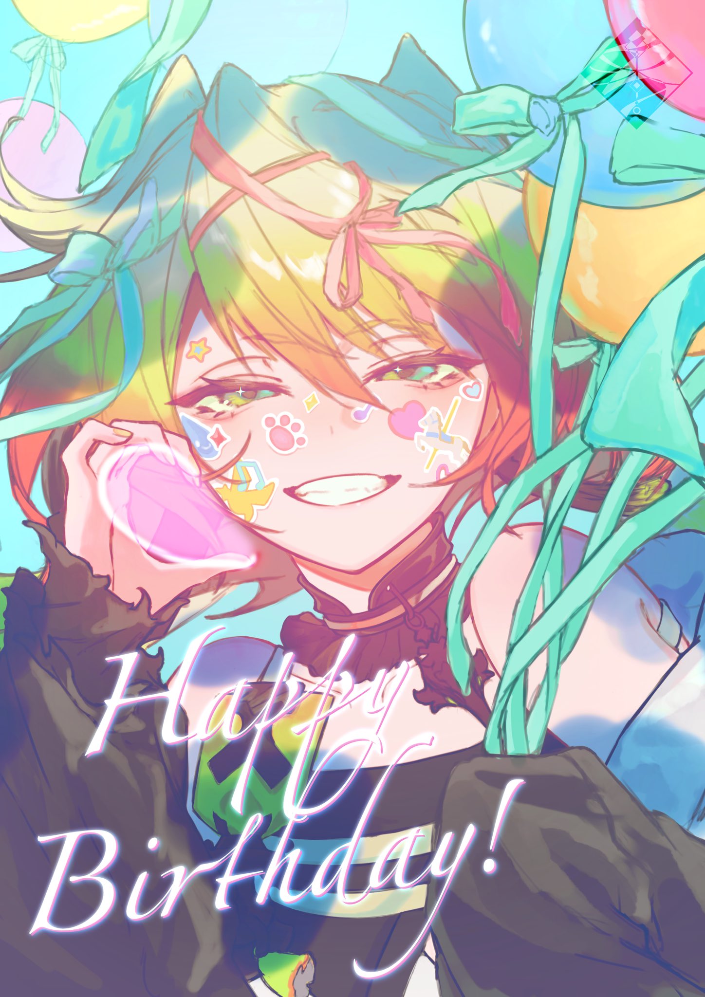 バ*ー様 手描きイラスト オリジナル【ミモザ】 バ*ー様 手描きイラスト オリジナル【ミモザ】 白磁用】手描き