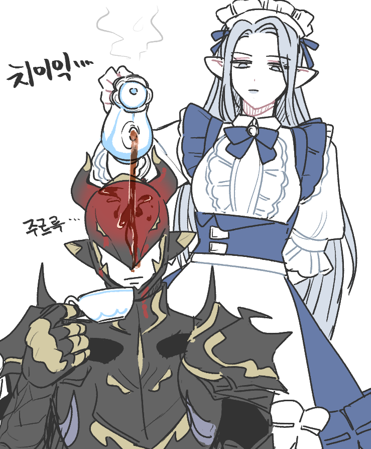 Coumarinnn's tweet image. 에스이젤로 메이드의날 뒷북치기