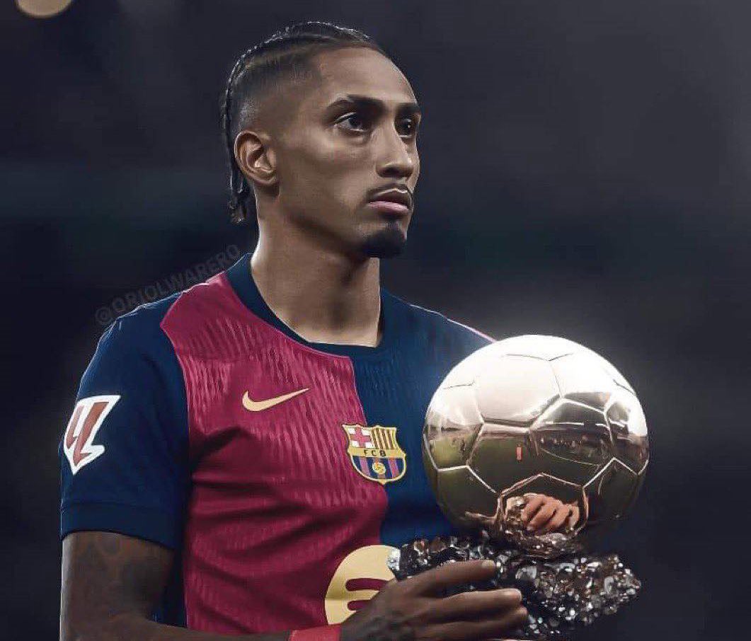 56 goal contributions this season, big game moments player is Ballon d’Or worthy. We simply have to forget about the standards Messi and CR7 set they were aliens. Same people screaming no Ballon d’Or for Raphinha are the same ones who were screaming for Vini to win it 😂