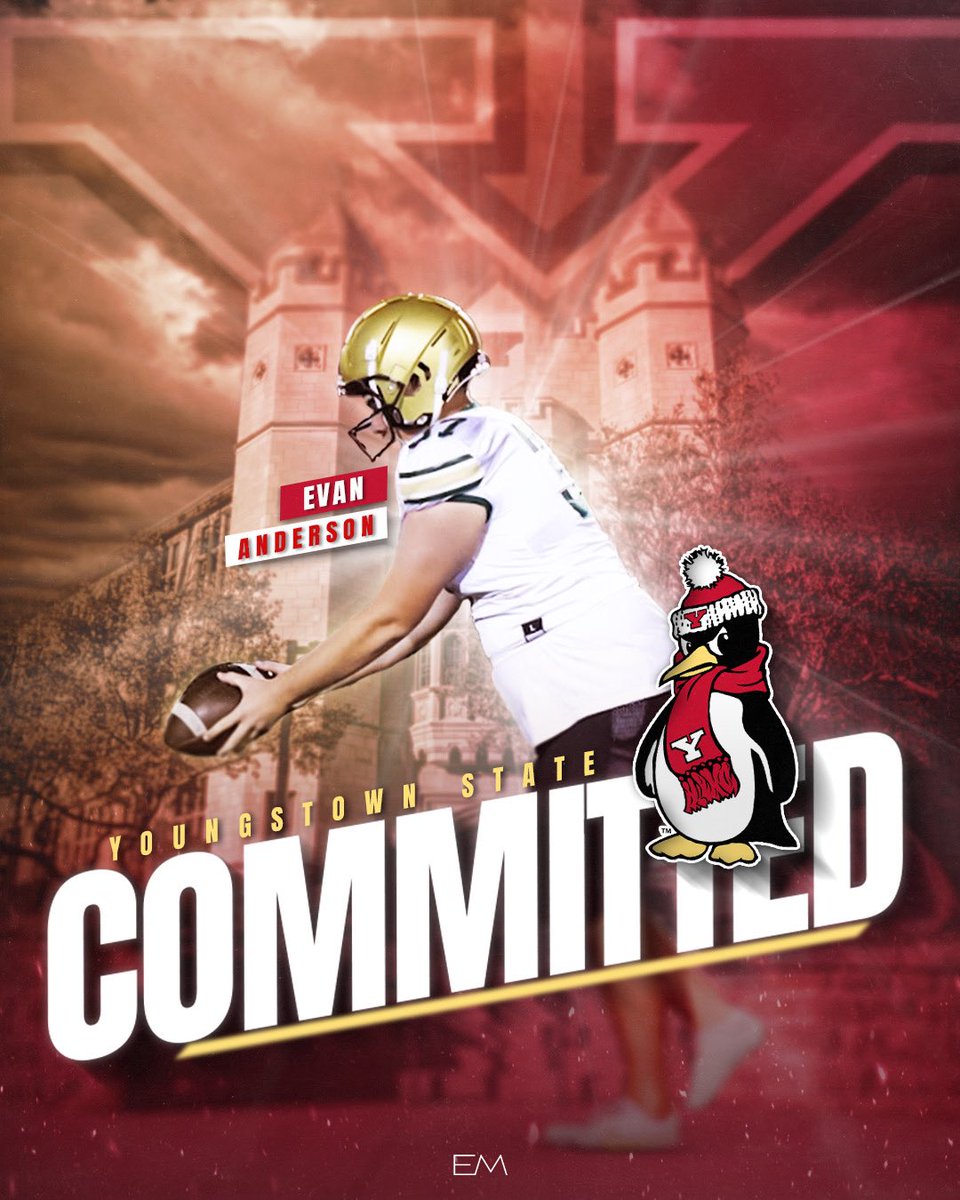 Evan Anderson (@evananderson59) on Twitter photo Proud to announce I have committed to Youngstown state! <a href="/1coachshep/">Pat Shepard</a> <a href="/HKA_Tanalski/">Adam</a> <a href="/KD_Kicking/">Keith Duncan Kicking</a> <a href="/ICWestFB/">Iowa City West Football</a> Proud to announce I have committed to Youngstown state! <a href="/1coachshep/">Pat Shepard</a> <a href="/HKA_Tanalski/">Adam</a> <a href="/KD_Kicking/">Keith Duncan Kicking</a> <a href="/ICWestFB/">Iowa City West Football</a>