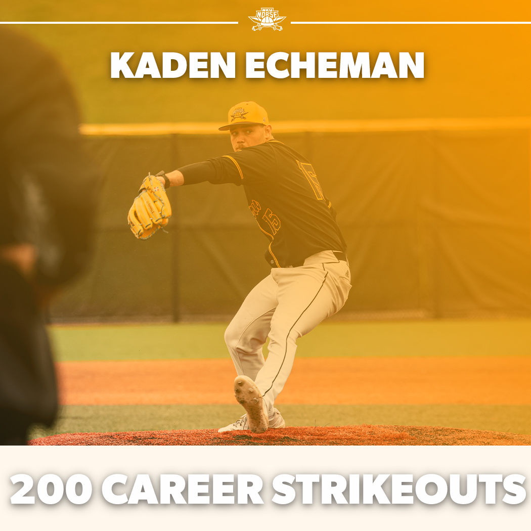 NKU Baseball ⚾️ (@nkunorsebsb) on Twitter photo 💯➕💯
With his 9⃣ punchouts in yesterday's victory, <a href="/EchemanKaden/">Kaden Echeman</a> has reached 200 career strikeouts! 💯➕💯
With his 9⃣ punchouts in yesterday's victory, <a href="/EchemanKaden/">Kaden Echeman</a> has reached 200 career strikeouts!