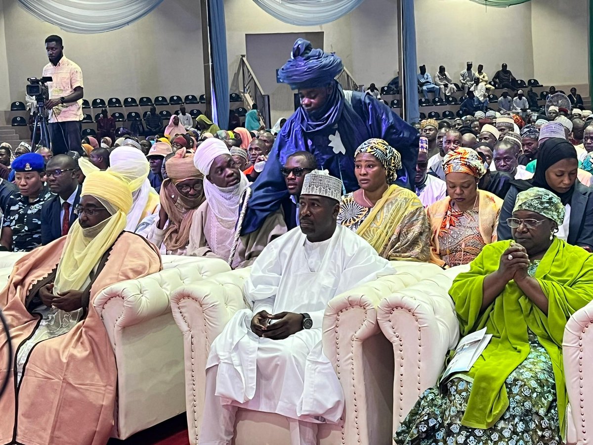 SurajBamalli's tweet image. The Speaker of the Kaduna State House of Assembly, Rt. Hon. Yusuf Dahiru Liman is currently at Umaru Musa Yar’adua Hall, Murtala Square attending the flag-off of the Presidential Palliative Distribution for beneficiaries in Kaduna State