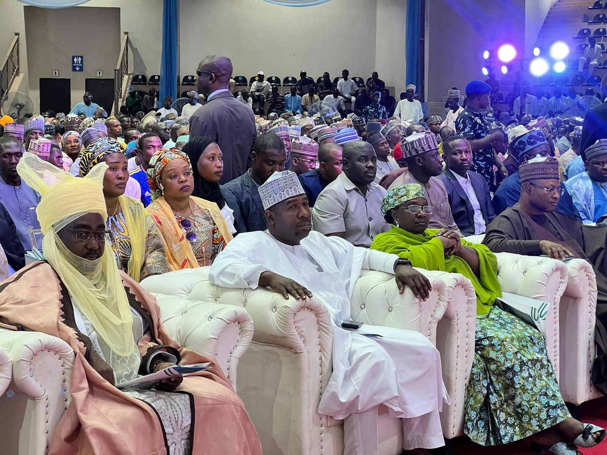SurajBamalli's tweet image. The Speaker of the Kaduna State House of Assembly, Rt. Hon. Yusuf Dahiru Liman is currently at Umaru Musa Yar’adua Hall, Murtala Square attending the flag-off of the Presidential Palliative Distribution for beneficiaries in Kaduna State