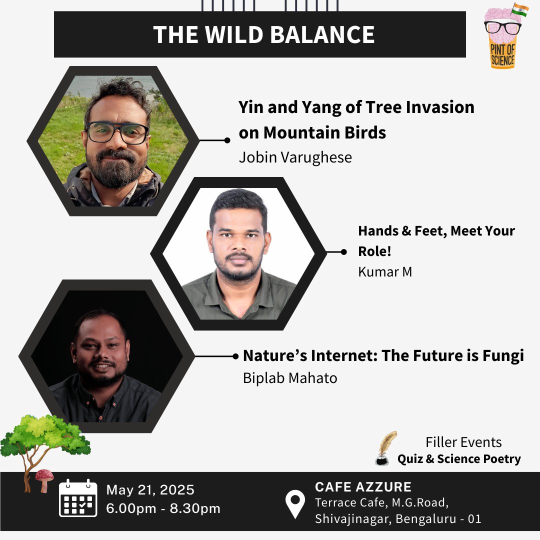 📅 19-20-21 May
Hurry ⏳ Limited seats, grab your now! ⌨ Book your tickets asap on  pintofscience.in/events