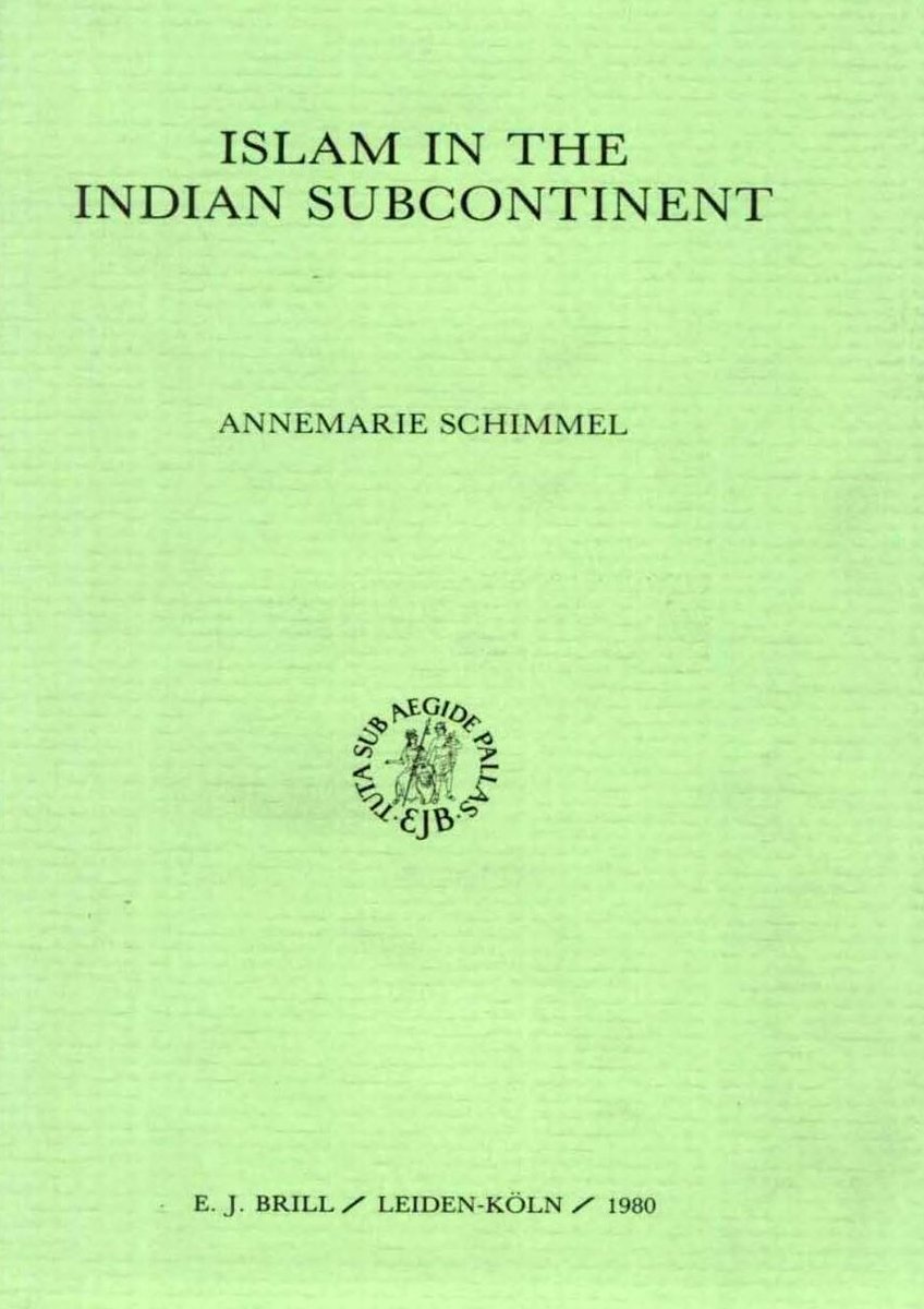 #MughalIndia #Islam #Bengal #Deccan #Bahmanid #Gujarat #ShiaIsmaili  #Delhi #Sufism #Poetry #Aurangzeb #Muhammad_Iqbal 
Islam in the Indian subcontinent
Annemarie Schimmel. Brill 1980
PDF 🎯
archive.org/download/schim…