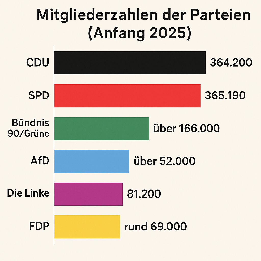 Da einuge die Neueintritte in die AfD so feiern, hier mal ein Vergleich der Mitgliederzahlen.

Hype ist nicht immer gleich Hype