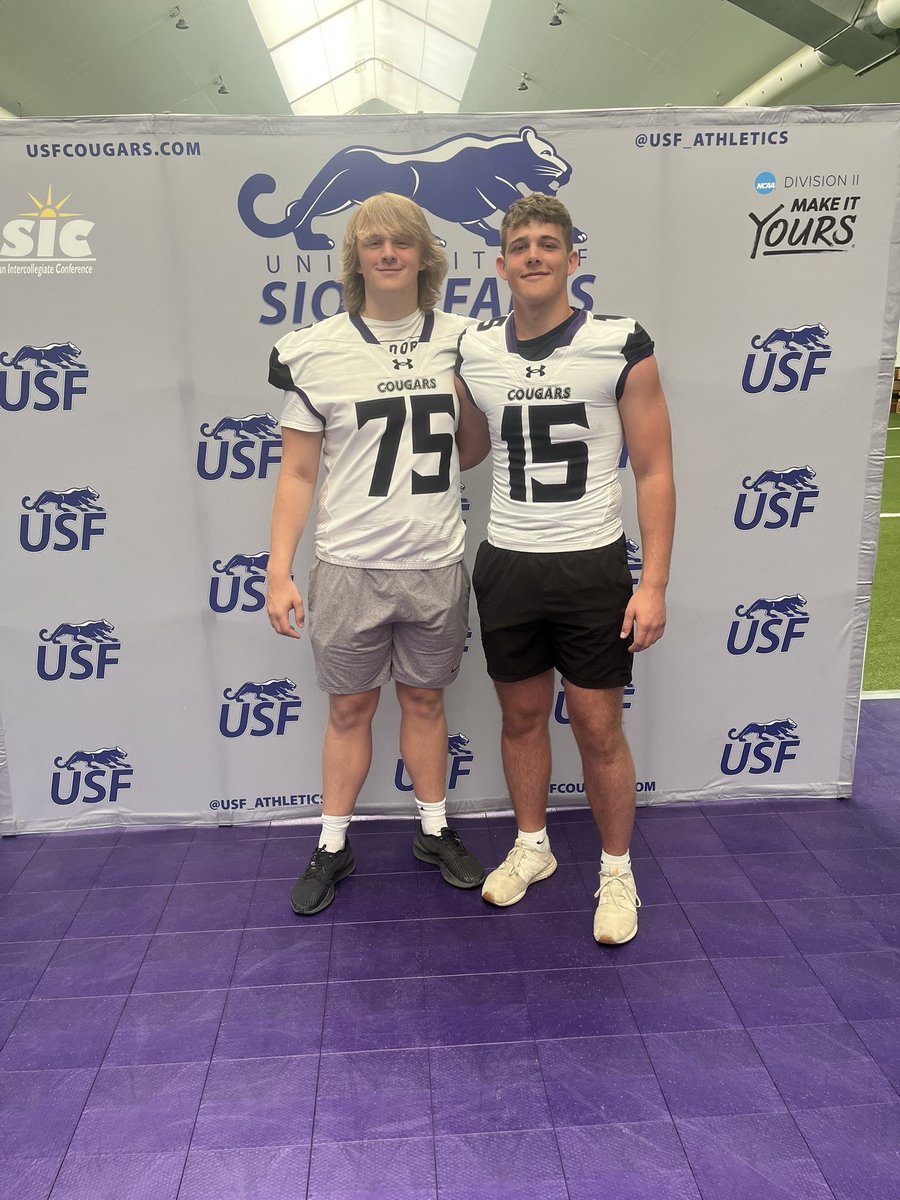 Had a great time at <a href="/USFCougarsFB/">USF Football</a>! Thank you <a href="/JimGlogowski/">Coach Glo</a> <a href="/CoachLueds/">Lucas Lueders</a> <a href="/CoachGDutcher/">Coach Dutch</a>