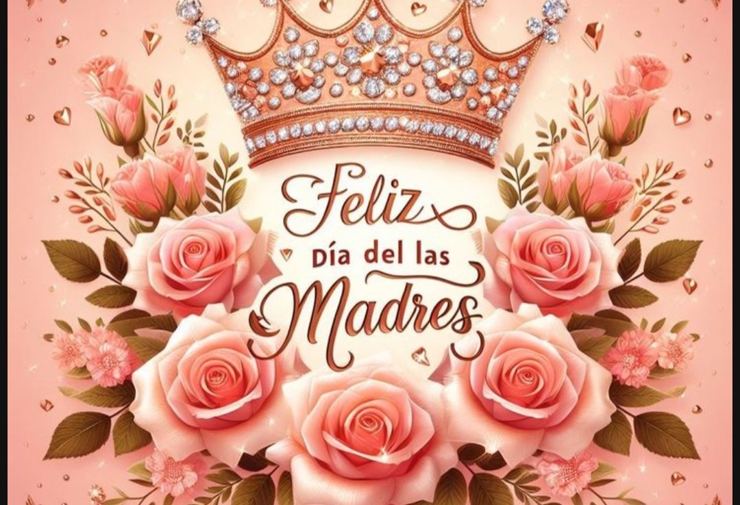 Feliz dia todas las madres q hoy celebran su dia que Dios les siga bendeciendo con salud y alegrias🌹🤗❤️❤️💐!!