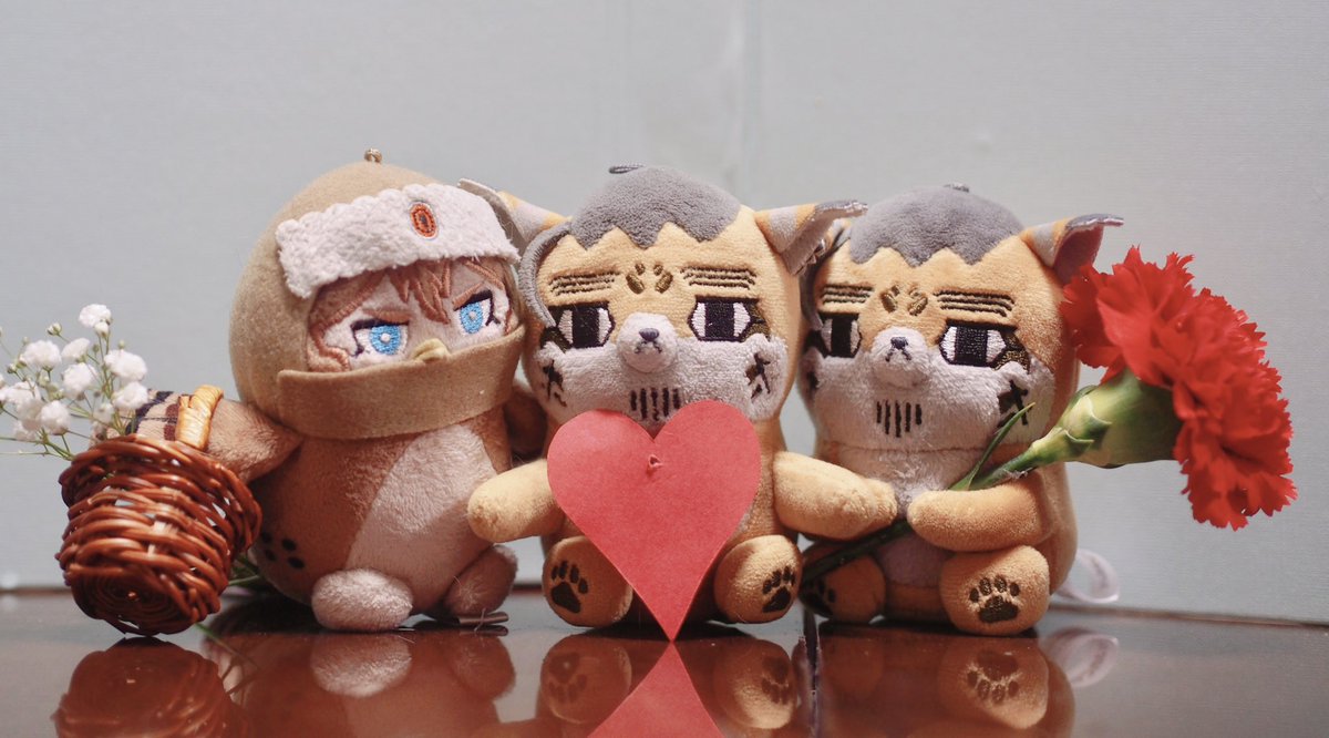 764w_v's tweet image. 母の日(遅刻💦)

🐱🐱🦉　
飼い主、誰からも貰ってないからフォゼ達があげるね！