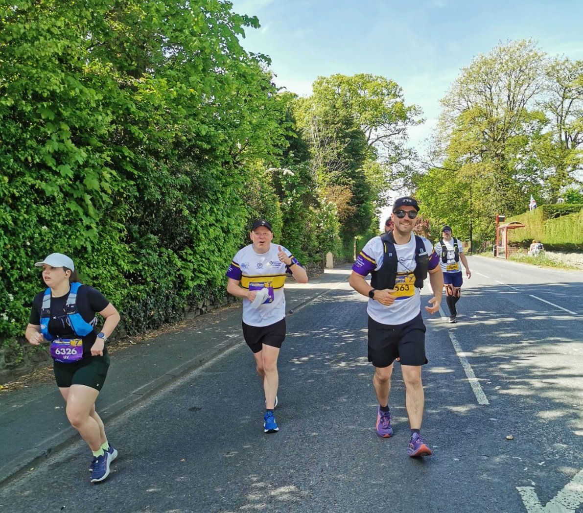 DaveAllen1981's tweet photo. And we did it! 💙💛🏃  5.44.23 but tough conditions &amp; the victory was to #RunForRob - running with a mate for a mate.

Thanks for all the support for myself &amp; Gus - amazing how close we are to our target for @LDShospcharity

https://t.co/27ByGU3Kcu https://t.co/4LYsniuM8B