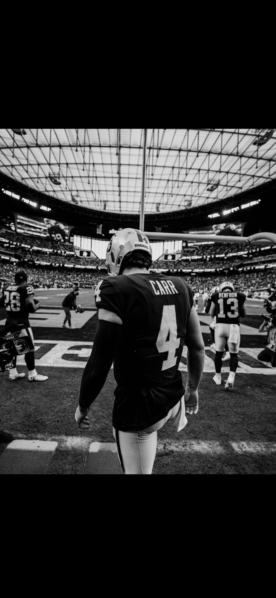 Bettsy57's tweet photo. Been a @Raiders fan since birth 53 years later still rolling with The Silver and Black. One of my Favorite players ever!!
Thanks @derekcarrqb for the leadership and memories! Once a Raider Always a Raider 
#RaiderNation https://t.co/FGx5kHB7tf