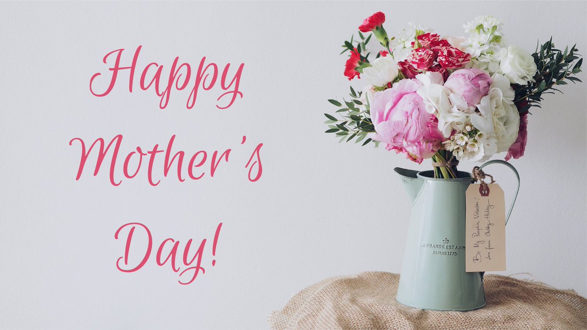 Happy Mother’s Day! Thank you to moms, for everything that you do. Your love and support make a world of difference!