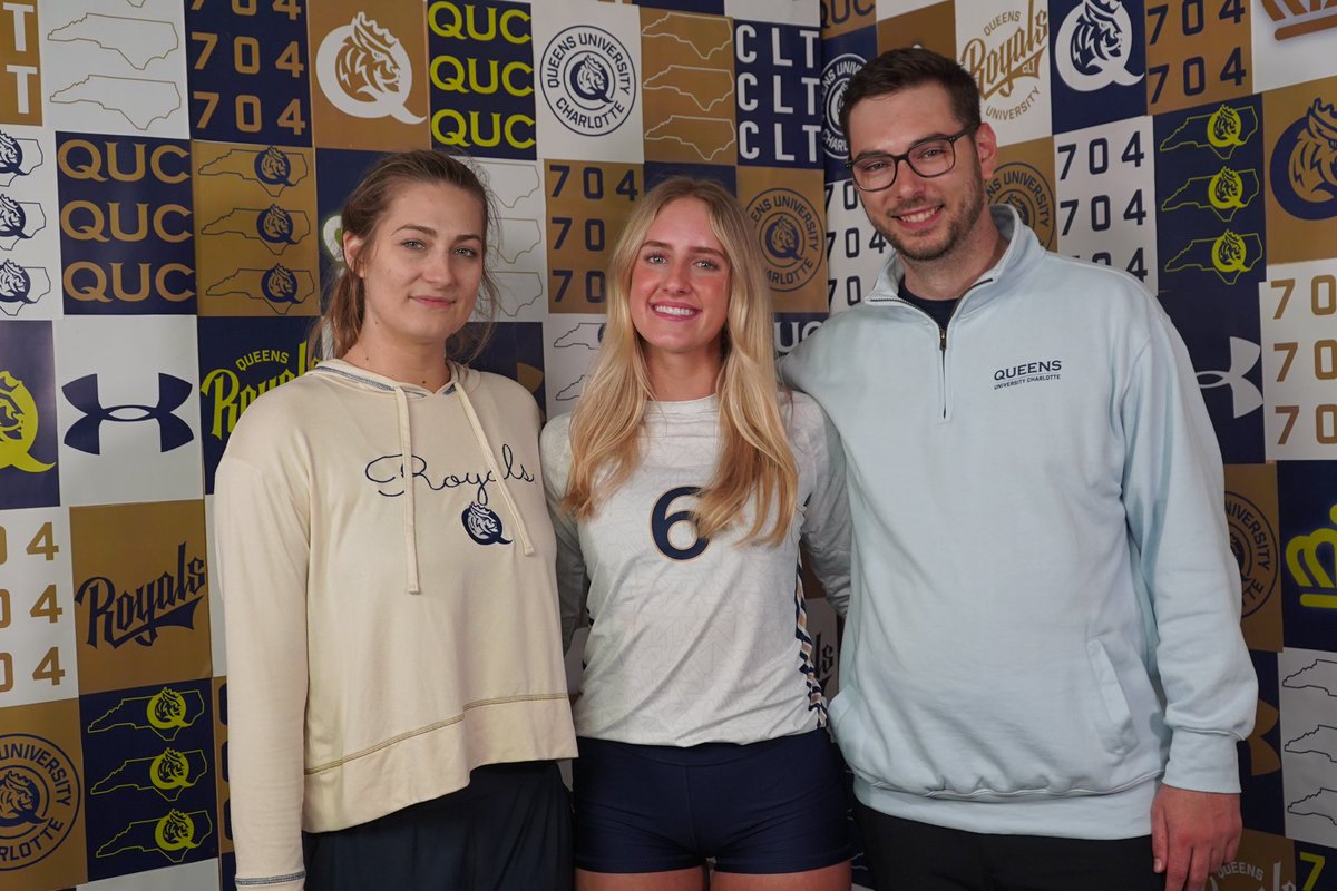 I’m SO excited to announce my verbal commitment to play Div 1 volleyball at Queens University of Charolette. I want to thank God, my family, coaches &amp; teammates for their love, encouragement and support! Thank you to Coach Matt and Coach Moore for this opportunity!
