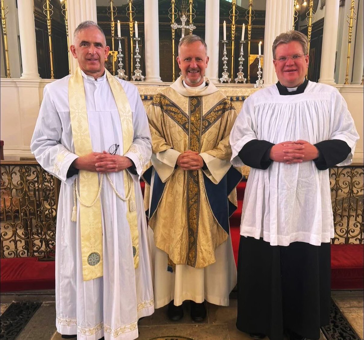 splcoleman's tweet image. This morning it was wonderful to welcome back to Grosvenor Chapel as celebrant and preacher Fr Gary Eaborn - who worshipped at the chapel for many years and discerned his vocation here, and is now assistant curate of St John’s Wood @dioceseoflondon