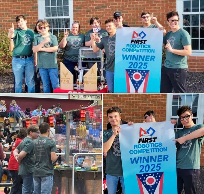 🏆🤖 STATE CHAMPIONS! 🤖🏆
The Nordonia Knights Robotics Team and their alliance took 1st place at the FRC Ohio State Championship. That’s right friends - #1 in the entire state!!! 
Congratulations champions!! 💚⚙️🖤 via Positively Nordonia
