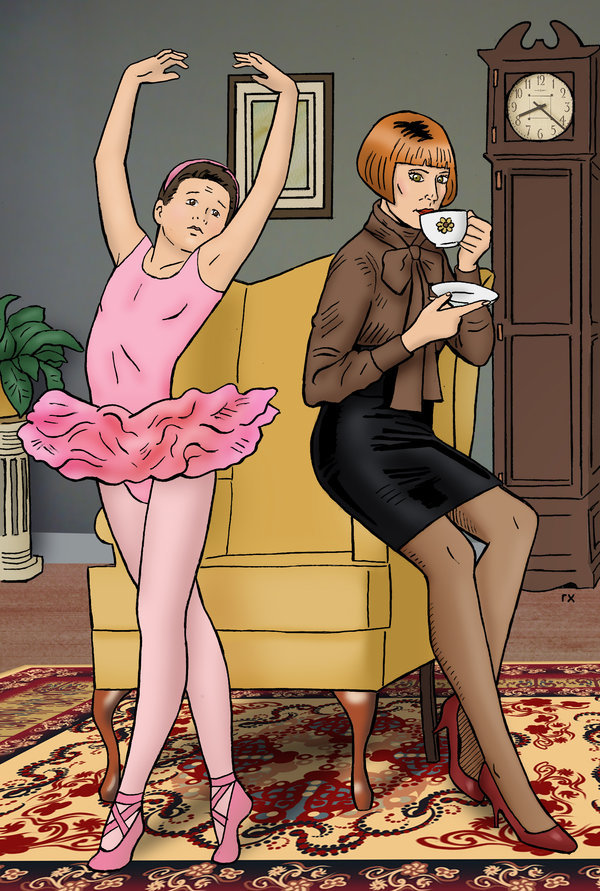 Happy Mother's Day!  Especially for those who made their sons take ballet.
