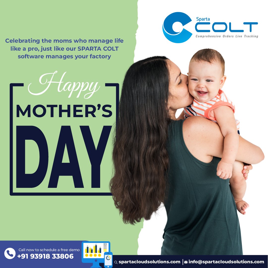 spartahms's tweet image. Happy Mother’s Day to the women who build lives — at home and at work.

At Sparta COLT, we salute the hardworking women on the factory floor, in design studios, and in leadership roles who balance precision and compassion every day.

#MothersDay #SpartaCOLT #FactoryManagement