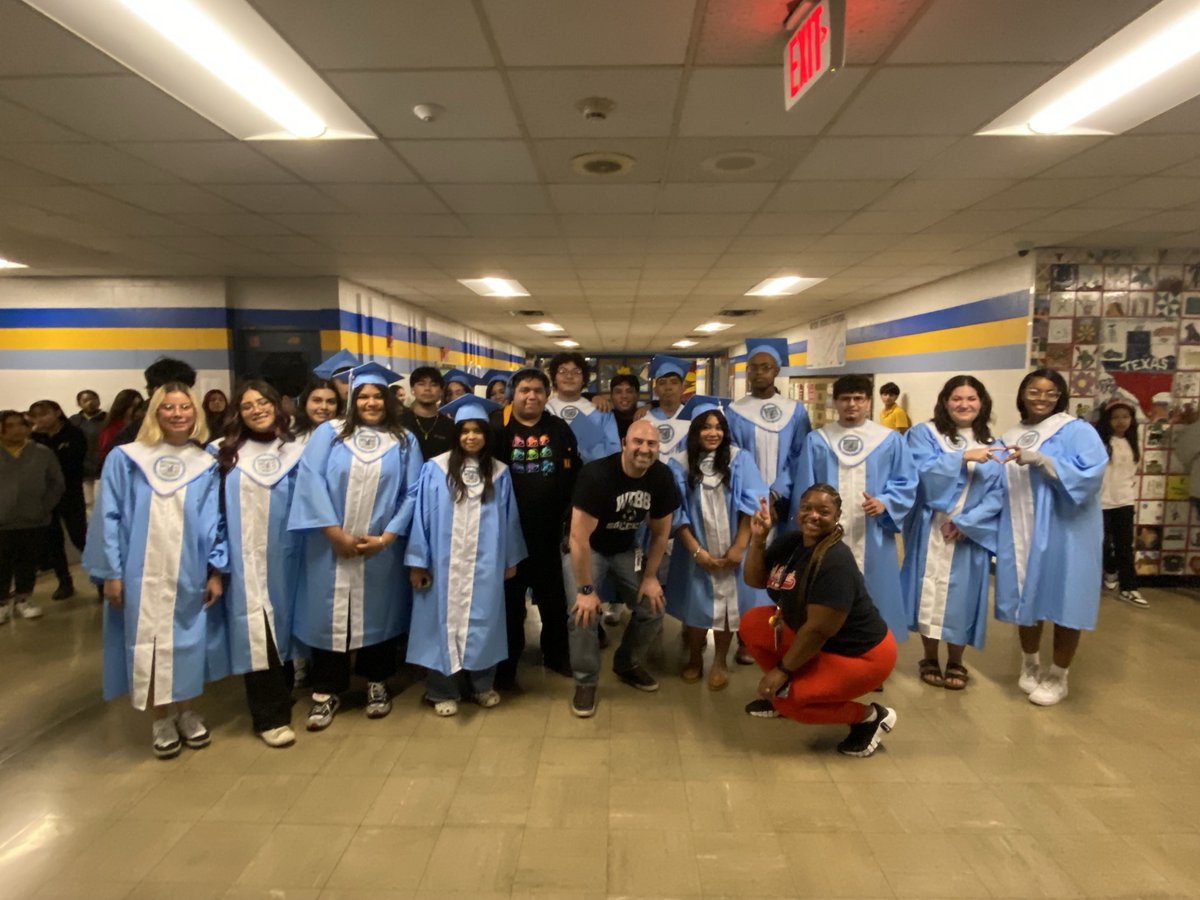 There's nothing like coming home! Many former Webb alumni (and soon-to-be graduates of Northeast) came to visit our staff and students.  It's so great to see them all fulfilling their dreams. <a href="/Secondary_AISD/">AISD Secondary School Leadership</a> <a href="/NortheastECHS/">Northeast Early College High School</a>  Check out The Webb Weekly secure.smore.com/n/je0kt