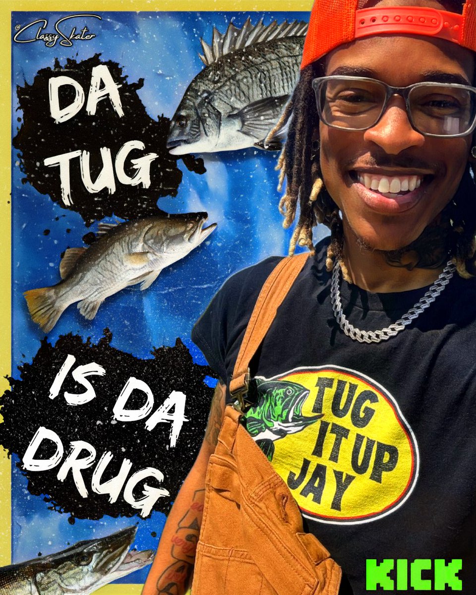 Live now on <a href="/kick/"></a> come tune in for some good vibes and fishing 🎣 🐠🐡