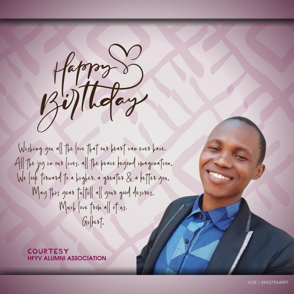hfyvalumni's tweet photo. The One and Only Prof who knows nothing but somehow knows everything 🤗

Happy Birthday to a generous and selfless man. May God grant you all that you desire and continually bless the works of your hands.

Long life and prosperity always.
HF Alumni loves you ❣️ https://t.co/XQFgdm8mcm
