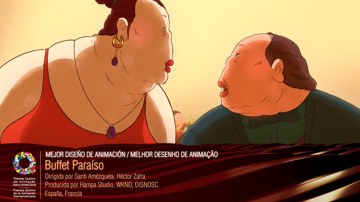 🏆🎉 ¡El Premio Quirino 2025 a Mejor Diseño de Animación es para "Buffet Paraíso"! ¡Enhorabuena! #PremiosQuirino2025