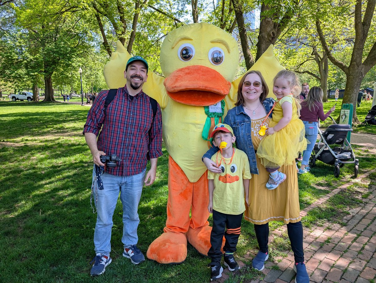 We're spending our 4th annual Mother's Day at #DucklingDay at the Boston Common.