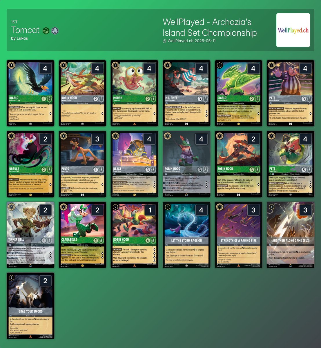 inkDecks: Lorcana Decks tweet media