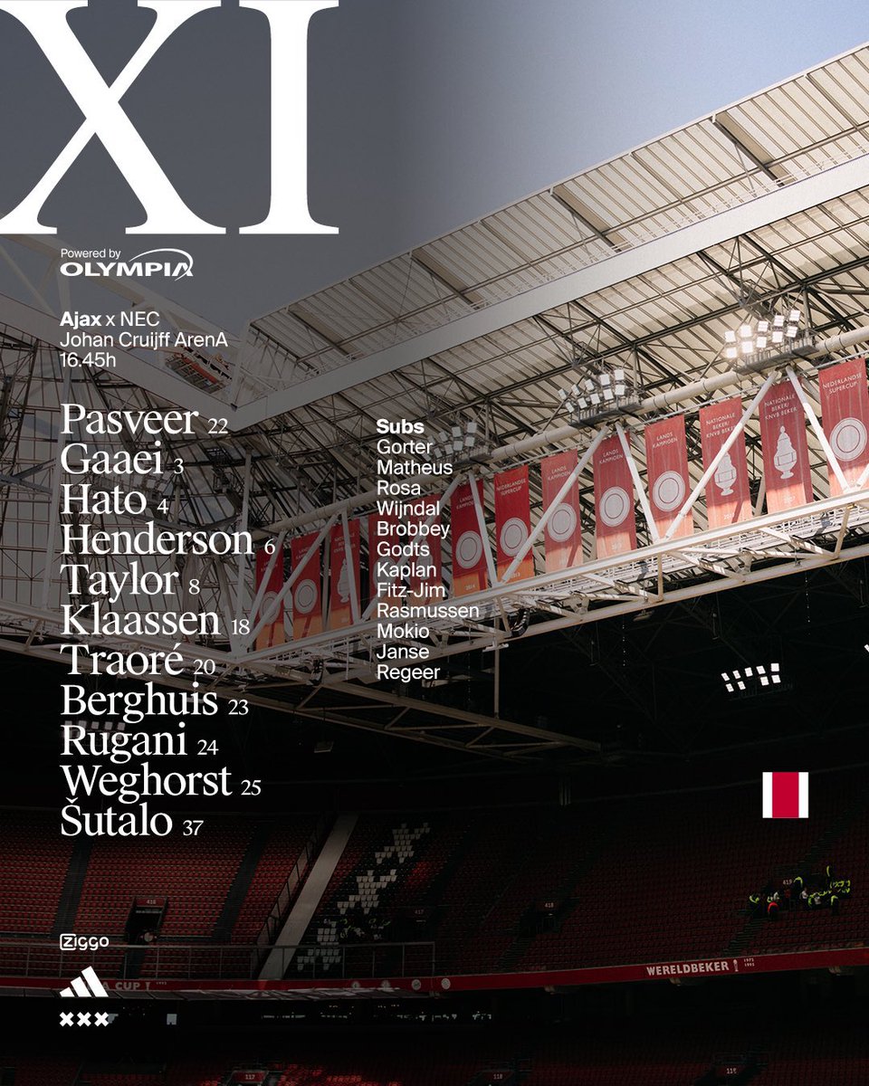 This is the best attacking setup I’ve seen from Ajax this season. The players rotate fluidly from left, right, and through the middle, making it hard for the opponents to predict their next move. Keep it up and they’ll score double in the second half.