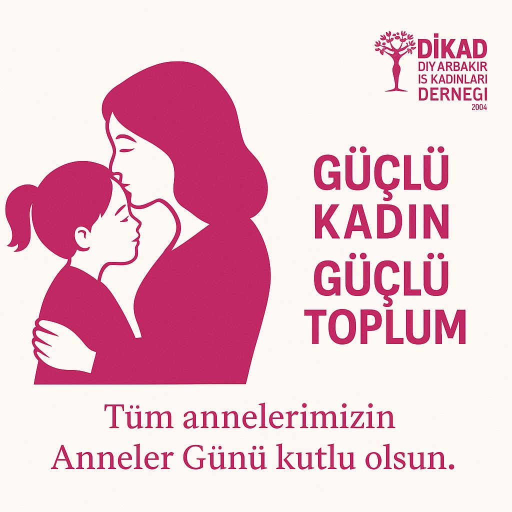 “Toplumun temel direği olan annelerimiz, iş dünyasında da ilham kaynağımız.
DİKAD olarak tüm emekçi, girişimci ve yüreğiyle var olan annelerimizin Anneler Günü’nü kutluyoruz.
Sizlerle güçlüyüz, sizlerle büyüyoruz.”
<a href="/DikadDernek/">DİKAD</a> <a href="/muzeyyenkaya/">Müzeyyen Kaya 🇹🇷</a>