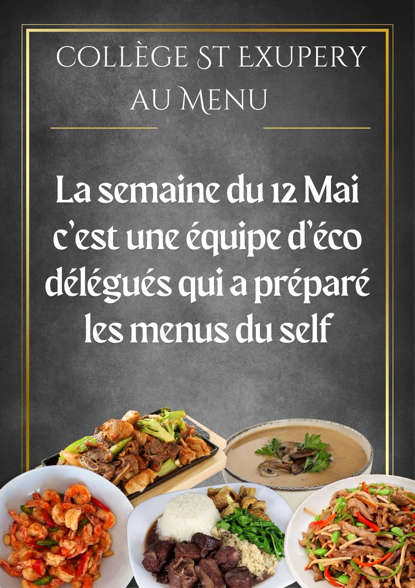 Penser à l'équilibre alimentaire sur la semaine aux contraintes liées au 100% bio et à l'approvisionnement en  circuit court .🙏 Mme Boulet cheffe de cuisine et Mme Paul Référente E3D.Les élèves ont mis toute leur bonne volonté pour prévoir des repas goûtus. Bon appétit!