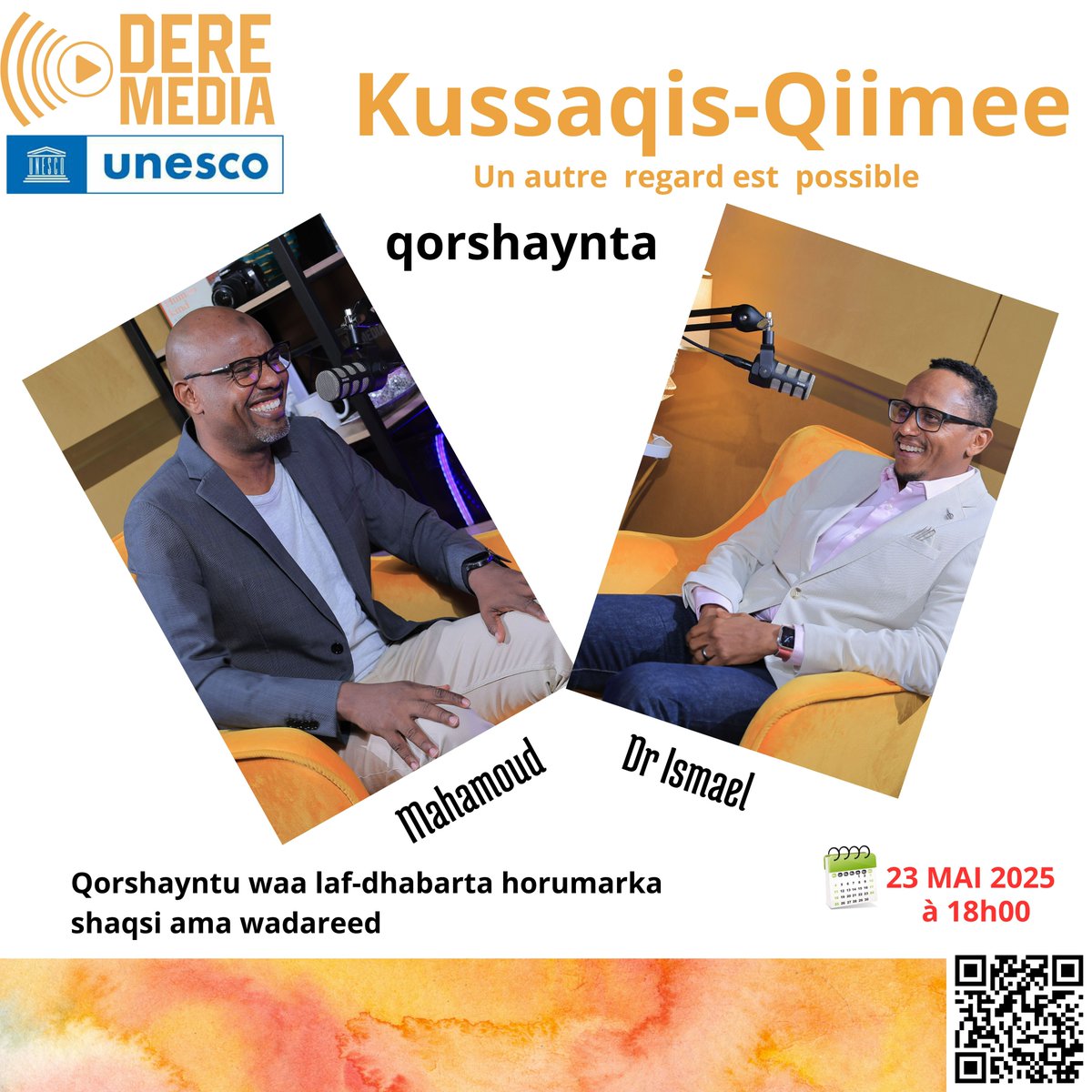 Kussaqis-Qiimee podcast
Qorshayntu waa laf-dhabarta horumarka shaqsi ama wadareed
👉 @DEREMEDIA-djib