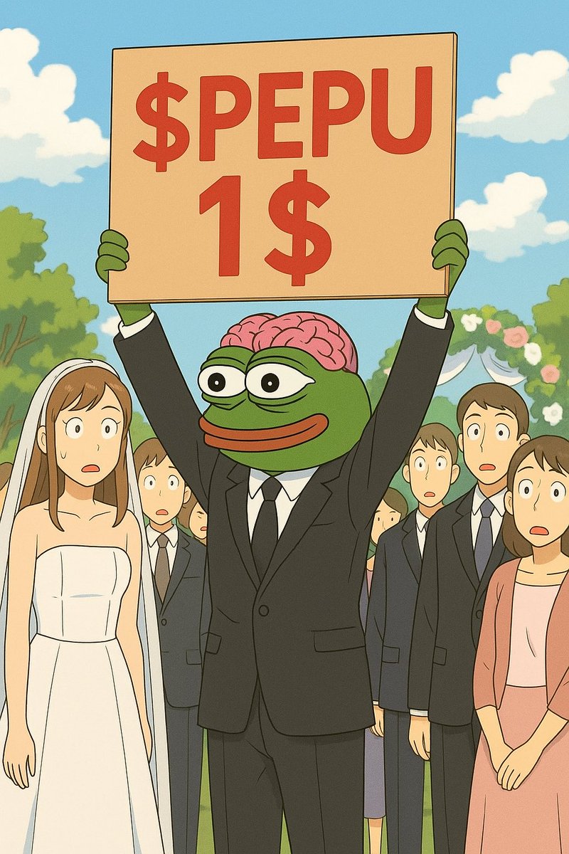 TRADER WIN π (@trader_win_pepu) on Twitter photo π¨ When the bride said βI do,β Pepe said βPEPU to $1 is destiny!β π₯
β
Not just crashing weddingsβheβs crashing ATHs! π₯
β
Get ready for the FOMO wave, because #PEPU is rewriting memecoin history π₯
$PEPU <a href="/pepe_unchained/">Pepe Unchained</a>
#PepeUnchained #PEPUto1Dollar #memecoin π¨ When the bride said βI do,β Pepe said βPEPU to $1 is destiny!β π₯
β
Not just crashing weddingsβheβs crashing ATHs! π₯
β
Get ready for the FOMO wave, because #PEPU is rewriting memecoin history π₯
$PEPU <a href="/pepe_unchained/">Pepe Unchained</a>
#PepeUnchained #PEPUto1Dollar #memecoin