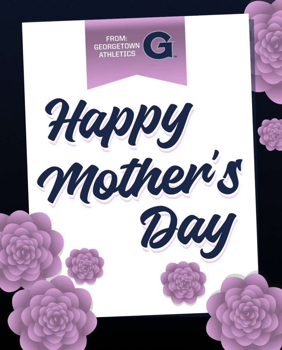 Happy Mother’s Day from <a href="/HoyasFB/">Georgetown Football</a> 
#HoyaSaxa