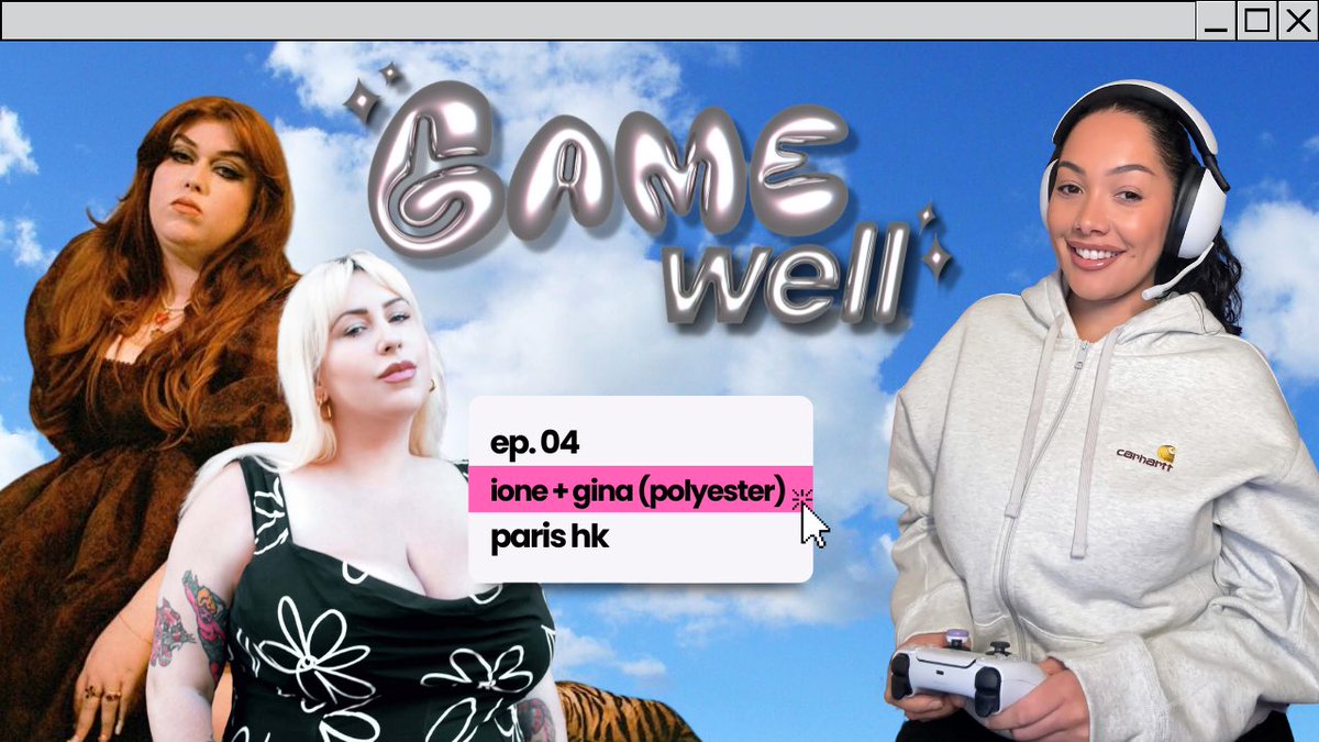 Paris HK (@parisxhkx) on Twitter photo Game well ep 04 out now 🩷 <a href="/ionegamble/">Ione Gamble</a> + <a href="/GlNATONIC/">GINA TONIC</a> of <a href="/PolyesterZine/">Polyester</a> on adult play + pressure on women to grow up
youtu.be/d2dahpcMQjU?si… Game well ep 04 out now 🩷 <a href="/ionegamble/">Ione Gamble</a> + <a href="/GlNATONIC/">GINA TONIC</a> of <a href="/PolyesterZine/">Polyester</a> on adult play + pressure on women to grow up
youtu.be/d2dahpcMQjU?si…