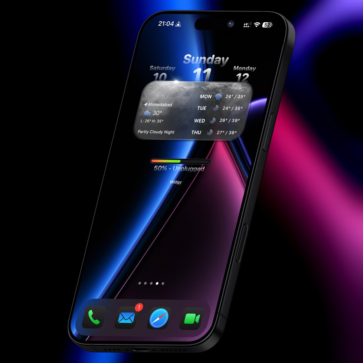 HP (@hiit3sh) on Twitter photo Setup tonight.
Wallpaper by <a href="/PhoneWallsApp/">PhoneWalls App</a>
Mock by <a href="/SeanKly/">Sean Kelly</a> on Mock up Ⓜ️
Widgy by me (not published) but credit to <a href="/Attairdu57slm/">Att57 </a> for the overlay, <a href="/kleinmone/">Mone ☺︎</a> for the weather icons & <a href="/thewaytozion/">5Eric</a> for the weather overlay which I have combined altogether to complete this widgy Setup tonight.
Wallpaper by <a href="/PhoneWallsApp/">PhoneWalls App</a>
Mock by <a href="/SeanKly/">Sean Kelly</a> on Mock up Ⓜ️
Widgy by me (not published) but credit to <a href="/Attairdu57slm/">Att57 </a> for the overlay, <a href="/kleinmone/">Mone ☺︎</a> for the weather icons & <a href="/thewaytozion/">5Eric</a> for the weather overlay which I have combined altogether to complete this widgy