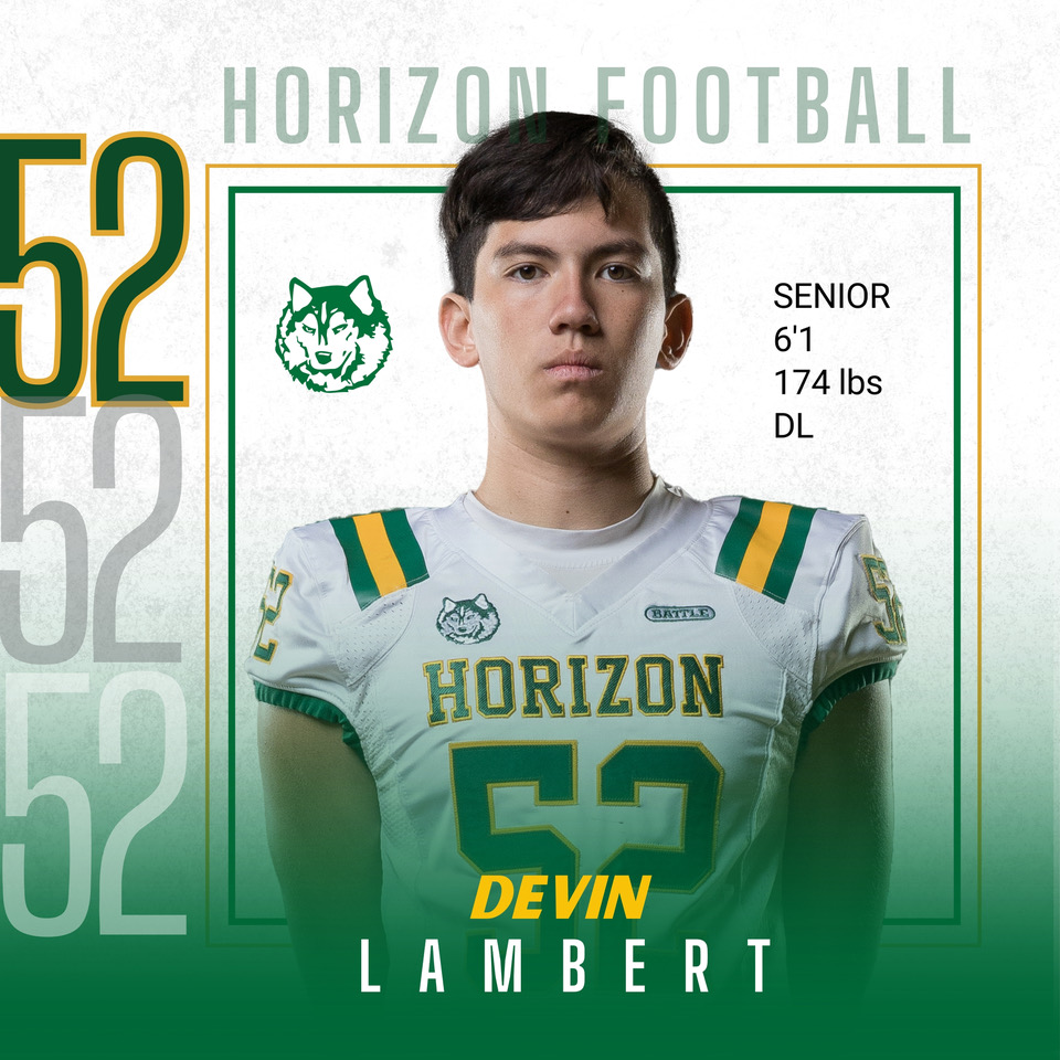 Last shoutout to our Senior #52 Devin Lambert. Best of luck to you with your future endeavors! #Huskyfamilly
<a href="/PVUSDATHLETICS/">PVUSD Athletics</a> <a href="/HorizonFootball/">Husky Gridiron</a>